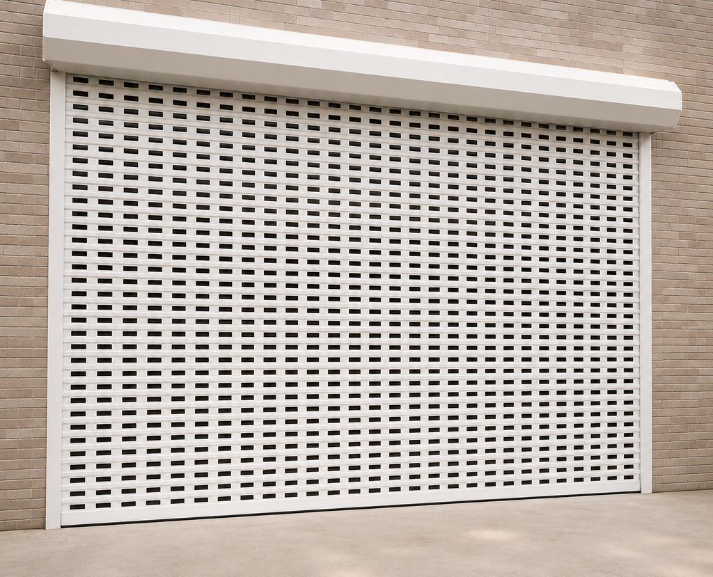 Aluminum Perforated Rolling Shutter Door