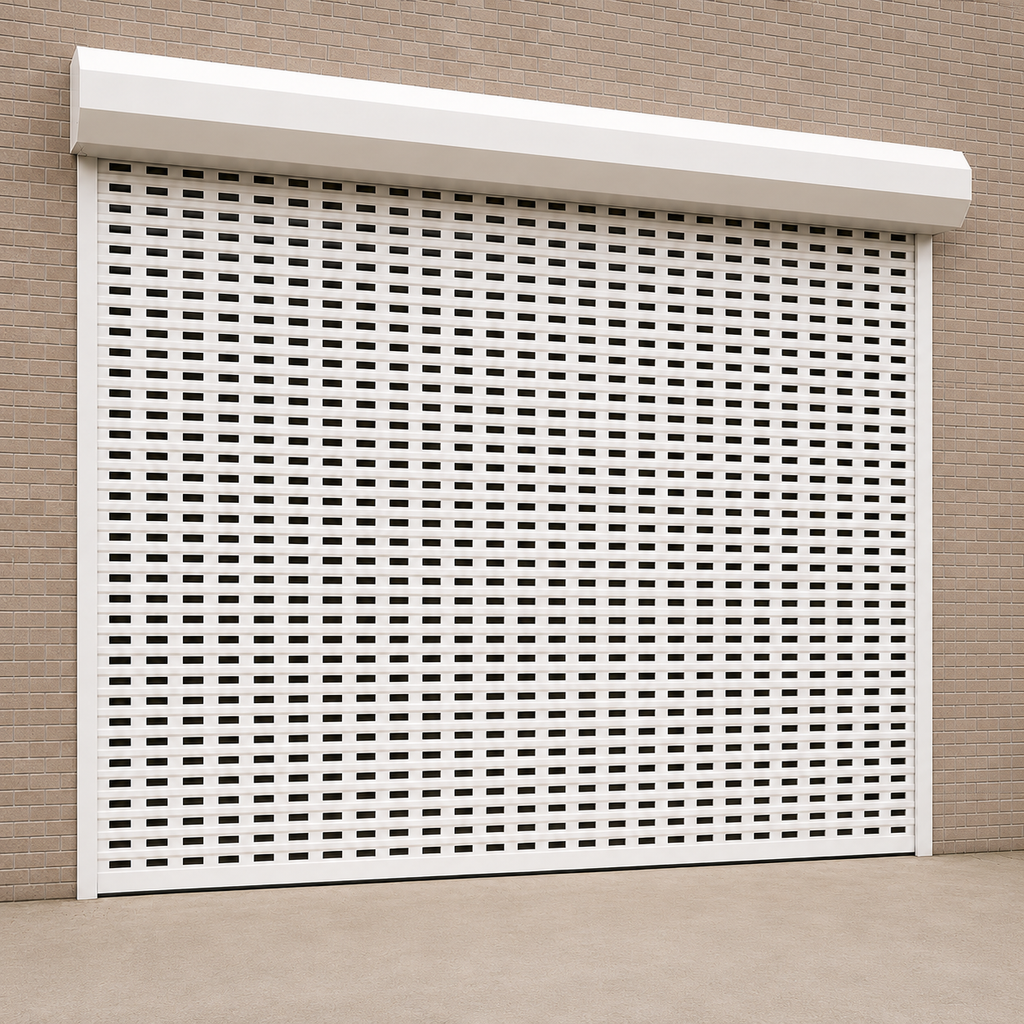 Aluminum Perforated Rolling Shutter Door