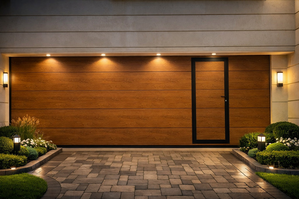 Golden Oak Garage Door