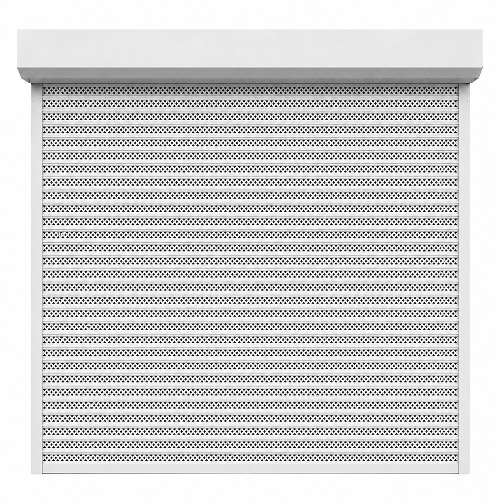 GI Perforated Rolling Shutter Door