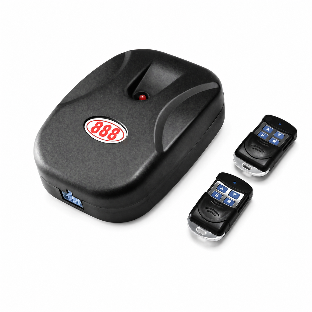 Receiver With Remotes For Shutter Chain Motor